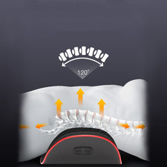 Relaxation Electric Lumbar Traction Device Waist Back Massager Vibration Massage Lumbar Spine Support Waist Relieve Fatigue