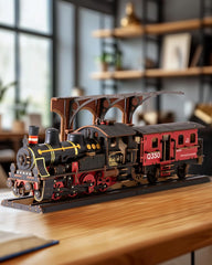 Rolife Steam Journey 3D Wooden Puzzle - 191-piece Classic Steam Train Model, Retro Design DIY Assembly Set, Suitable For Adults And Teenagers As Decorative Items And Creative Holiday Gifts