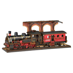 Rolife Steam Journey 3D Wooden Puzzle - 191-piece Classic Steam Train Model, Retro Design DIY Assembly Set, Suitable For Adults And Teenagers As Decorative Items And Creative Holiday Gifts